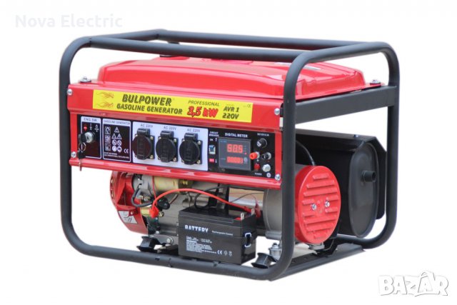 Генератор ГАЗ-БЕНЗИН И Стабилизатор На Ток (950W-10КW / 3КW-60КW) BULPOWER, снимка 8 - Генератори - 39457787