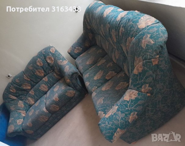 Дивани тройка + двойка, снимка 3 - Дивани и мека мебел - 37963321
