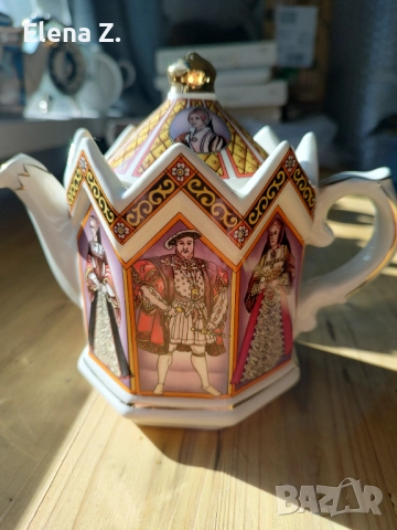 Колекционерски чайник Sadler Крал Хенри VIII, снимка 6 - Колекции - 52411566