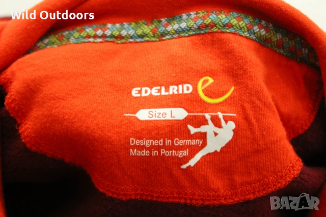 EDELRID - мъжки суичър, размер L, снимка 4 - Спортни дрехи, екипи - 53527280