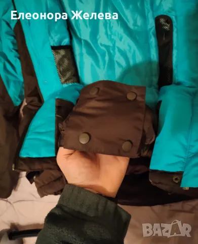  Зимен ватиран дамски комплект – яке с качулка и панталон!, снимка 7 - Якета - 47755222