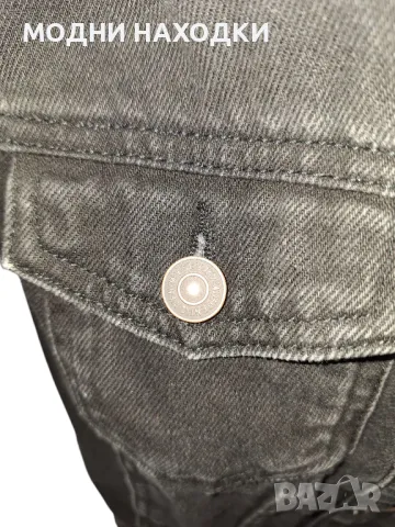 Черно,Късо, Дънково Яке, снимка 4 - Якета - 49817841