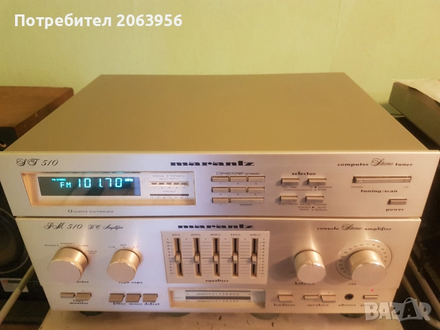 Комплект Marantz тунер и усилвател, снимка 7 - Ресийвъри, усилватели, смесителни пултове - 52897366