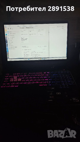 Лаптоп Asus Tuf gaming a15 120Hz Ryzen 7