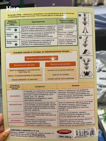 Помагалник по Биология- Домино, снимка 5 - Учебници, учебни тетрадки - 51598674