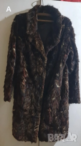 Луксозно палто от естествен косъм-визон