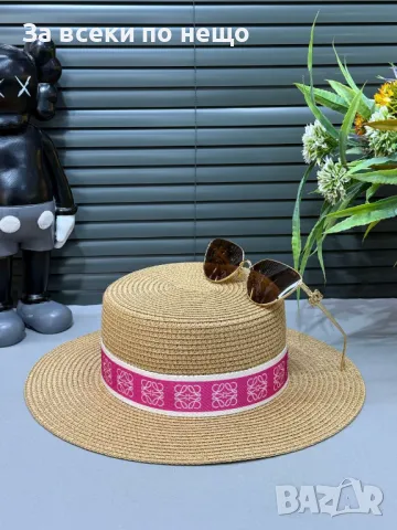 Prada👒Loewe👒Chanel Плажна Шапка Тип Капела - Налични Различни Цветове Код E24, снимка 12 - Шапки - 50214588
