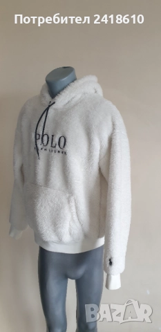 POLO Ralph Lauren Pile Fleece Jumper Hoodie Mens Size S / M  ОРИГИНАЛ! Мъжко Горнище!, снимка 18 - Спортни дрехи, екипи - 52881468