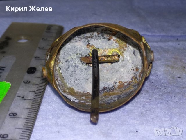 МНОГО СТАРА МЕТАЛНА РЪЧНО КОВАНА ХЛОПКА За КОЛЕКЦИЯ БИТОВ КЪТ МЕХАНА ИНТЕРИОР 38430, снимка 6 - Антикварни и старинни предмети - 43665589