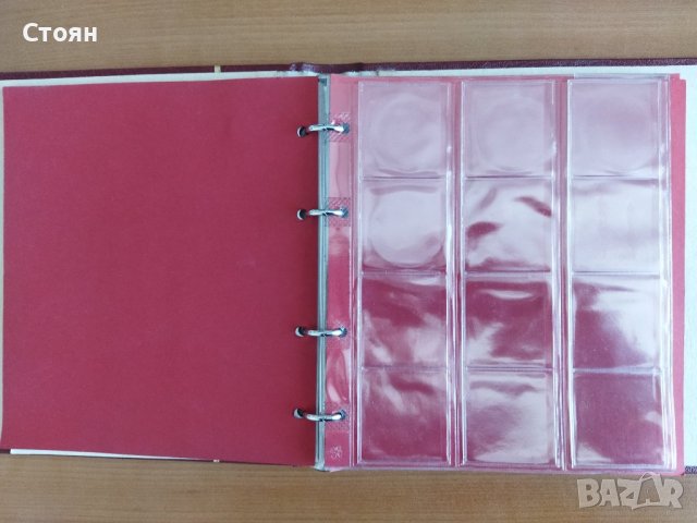 Класьор за монети папка с 9 листа, снимка 5 - Нумизматика и бонистика - 38202573