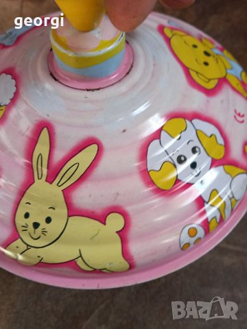 Ламаринена играчка пумпал   18/1, снимка 5 - Антикварни и старинни предмети - 35294526