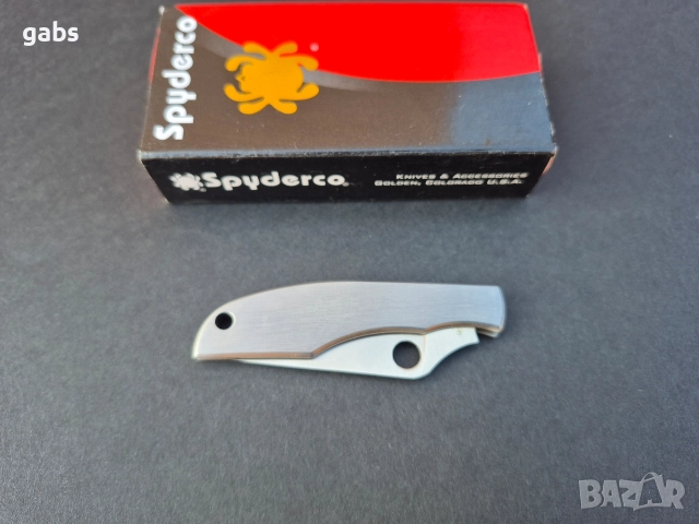 Сгъваем джобен нож Spyderco Grasshopper C138, снимка 6 - Ножове - 52851423