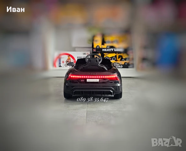 ТОП ЦЕНА!НОВО!Акумулаторна кола AUDI RS E-tron GT с меки гуми,12V батерия , снимка 8 - Детски велосипеди, триколки и коли - 39218266