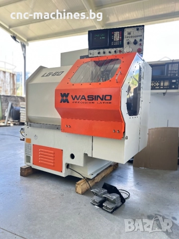 Прецизен японски CNC струг с ЦПУ Fanuc - Wasino LG-60 , снимка 10 - Стругове - 51436366
