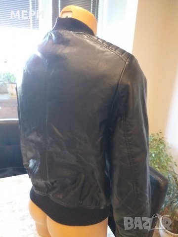 Кожено яке Zara Boys colection 11-12г., снимка 5 - Детски якета и елеци - 35408603