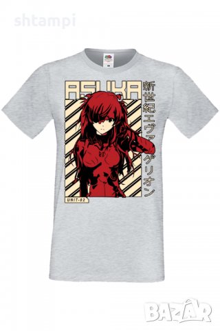 Мъжка тениска Neon Genesis Evangelion Asuka,Анимация,игра,Празник,Повод,, снимка 6 - Тениски - 37950223