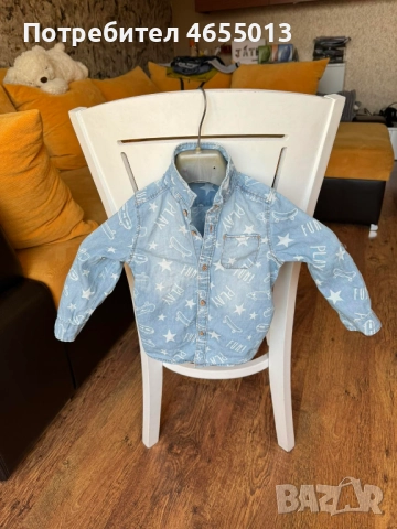 ПОДАРЯВАМ Детска супер готина дънкова риза , снимка 2 - Детски ризи - 52461253