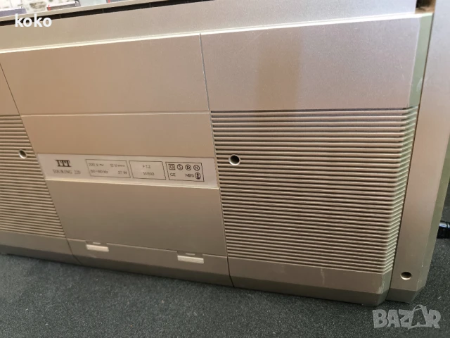 Ретро радио касетофон ITT, снимка 10 - Радиокасетофони, транзистори - 50711820