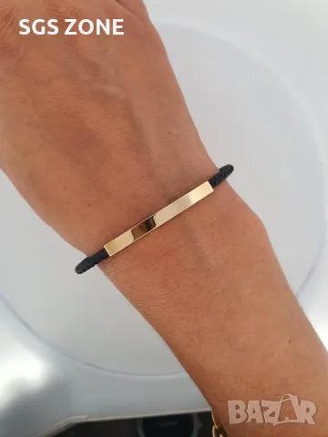 Златна Гривна на Сликована Каишка, снимка 3 - Гривни - 49760558