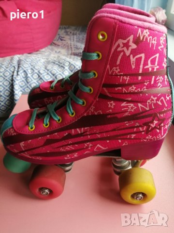 ДЕТСКИ РОЛКОВИ КЪНКИ + ПРОТЕКТОРИ, снимка 5 - Ролери, кънки - 39909355
