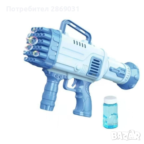 Машина за сапунени мехурчета – Базука (Bubble Gun Bazooka), снимка 2 - Други - 52714390