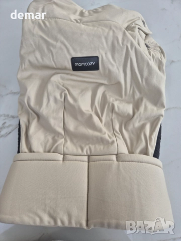 Бебешко кенгуру Momcozy PureHug, чист памучен слинг за 3-24 месеца, снимка 9 - Кенгура и ранички - 52432851