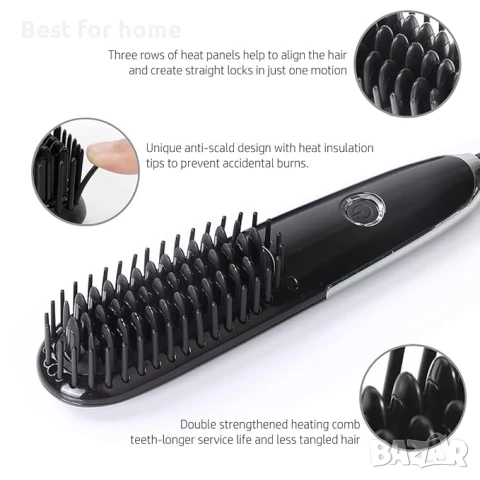 Мини четка за изправяне на коса ZLPMARY, снимка 3 - Преси за коса - 51041757