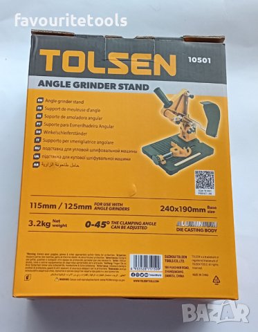 Стойка за малки ъглошлайфи Tolsen, снимка 5 - Други инструменти - 39746238