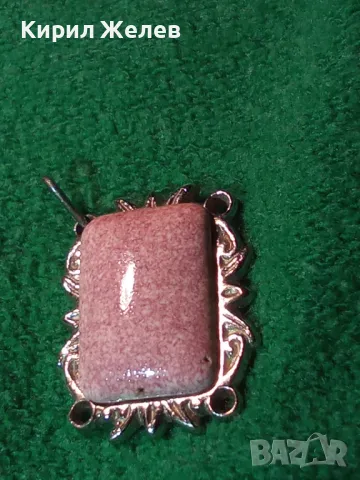 РЕТРО БИЖУ ПЕНДАНТ ВИНТИДЖ СТИЛ АРТ-КЕРАМИКА 16646, снимка 7 - Колиета, медальони, синджири - 31283176