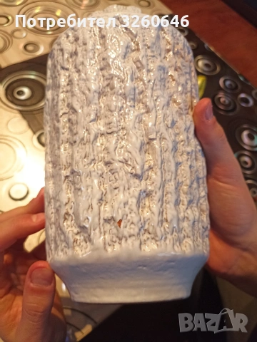 Винтидж керамична ваза , снимка 3 - Антикварни и старинни предмети - 53417345