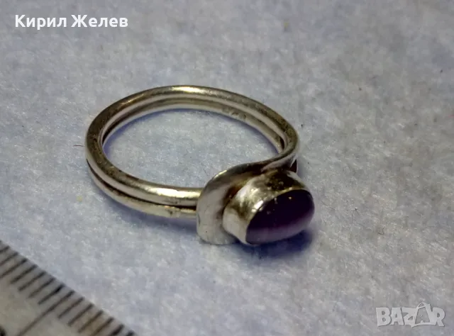 КРАСИВ РЕТРО АРТ СКЪПОЦЕНЕН СРЕБЪРЕН ПРЪСТЕН СРЕБРО 925 МАЙСТОРСКА ИЗРАБОТКА 47477, снимка 7 - Пръстени - 50354719