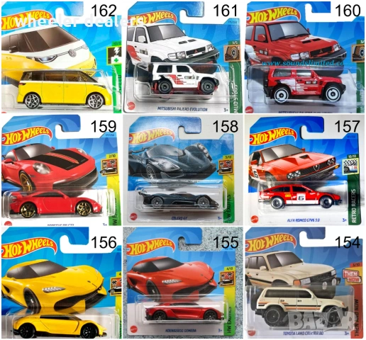 Метални колички Hot Wheels Хот Уиилс в мащаб 1:64 От различни години 1, снимка 7 - Колекции - 29076230