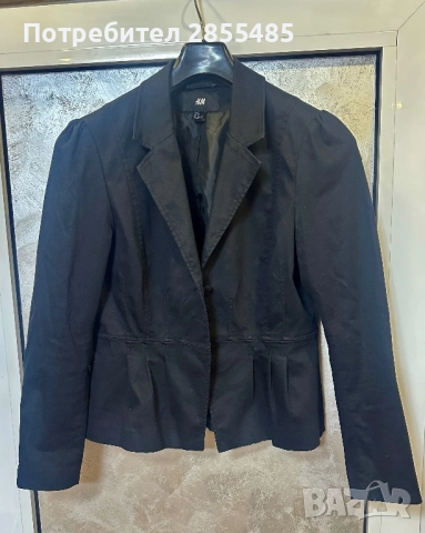 Сако черно H&M
