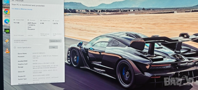 Продавам Гейм РС Ryzen 7 3700X 8/16Core/16Gb/512Gb SSD+1TB HDD/MSI GTX 1660TI/Гаранция, снимка 14 - Геймърски - 52552178