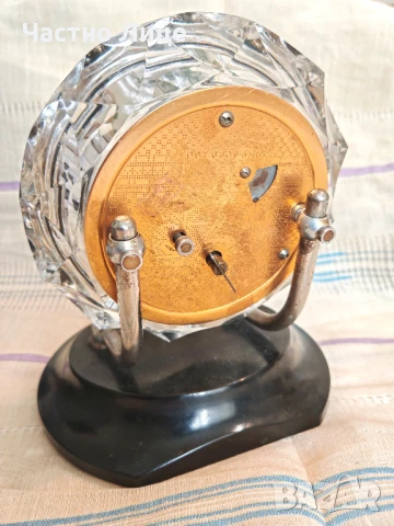 Супер Рядък Руски Соц СССР Партиен Кристален Настолен Часовник Маяк Majak, снимка 4 - Антикварни и старинни предмети - 51204979