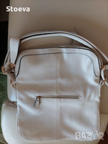 Дамска чанта екрю , слонова кост , светло бежова, снимка 6 - Чанти - 33369412