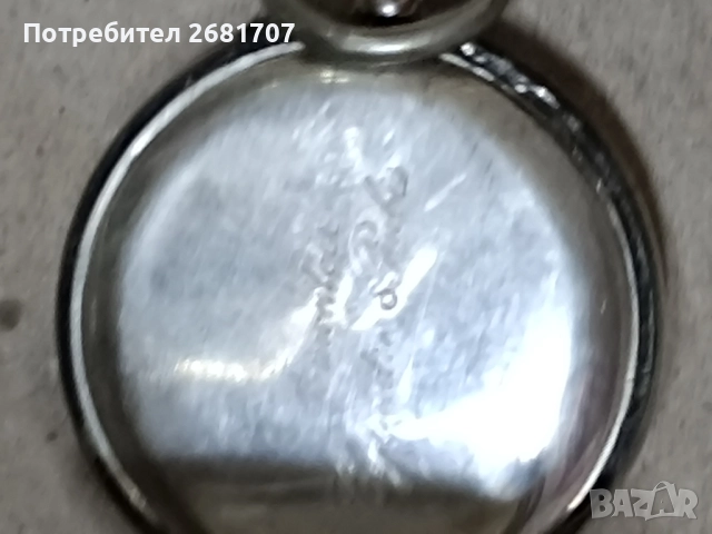 сребърен джобен часовник , снимка 5 - Джобни - 52047989