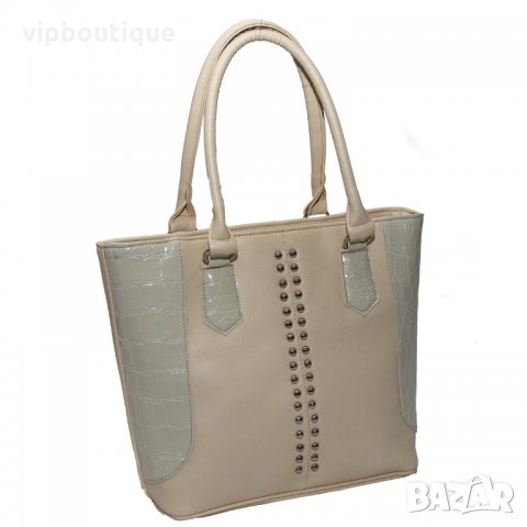 Бежова Дамска Чанта, снимка 1