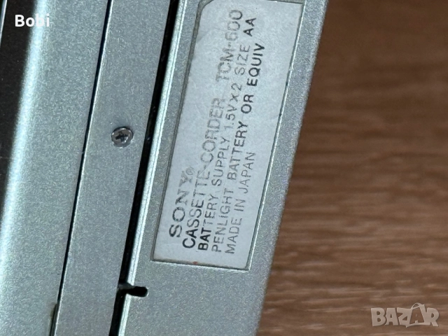 Sony Cassette-Corder TCM-600, снимка 8 - Други - 52311459