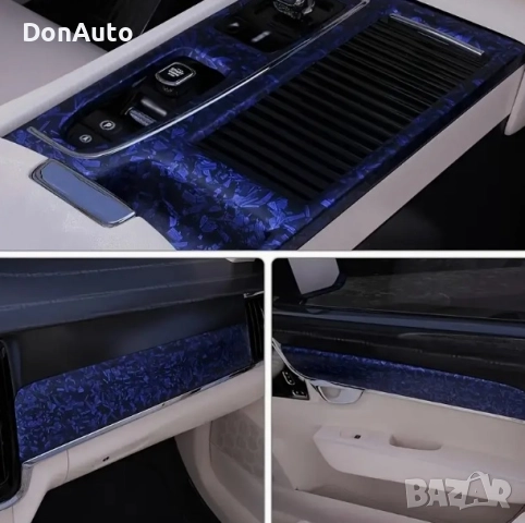 Винил "Кован карбон" син, снимка 4 - Аксесоари и консумативи - 51489486