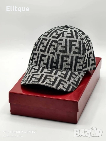 шапка с козирка fendi Gucci , снимка 10 - Шапки - 53289087