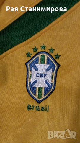 Brazil football zip up unisex , снимка 3 - Суичъри - 43429424