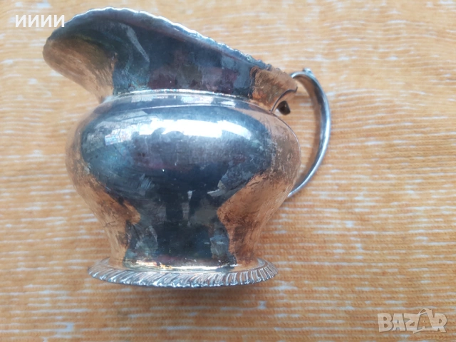 Посребрена кана , снимка 4 - Антикварни и старинни предмети - 53457691