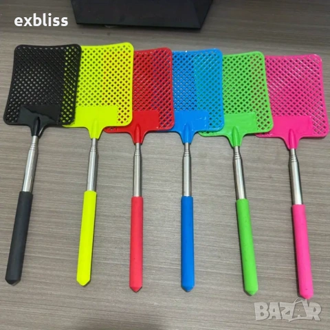 Мухобойка с телескопична метална дръжка, снимка 6 - Други - 53387756