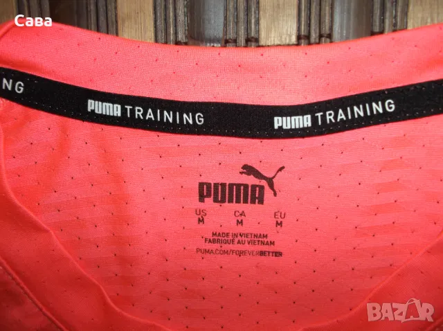 Тениски PUMA  мъжки,М   /сива и розова/, снимка 5 - Тениски - 41611968