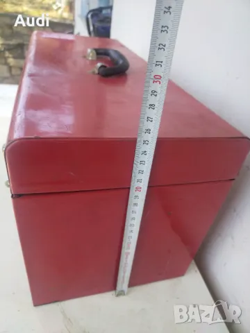 Кутия за инструменти с 2 чекмеджета. За съхранение на инструменти. Горен отваряем капак, оборудвана , снимка 3 - Куфари с инструменти - 50114171