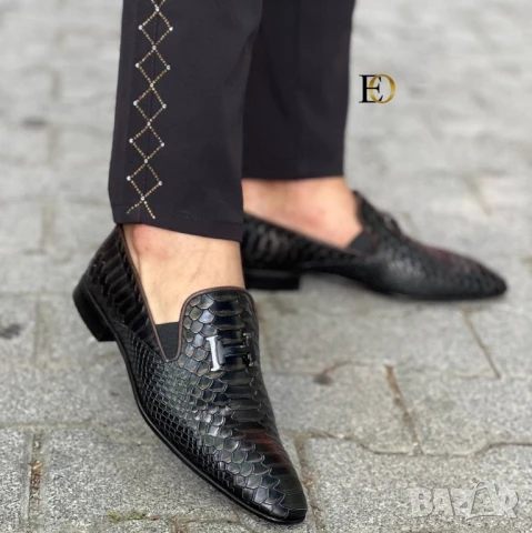 мокасини от естествена кожа gucci , снимка 10 - Мокасини - 51390063