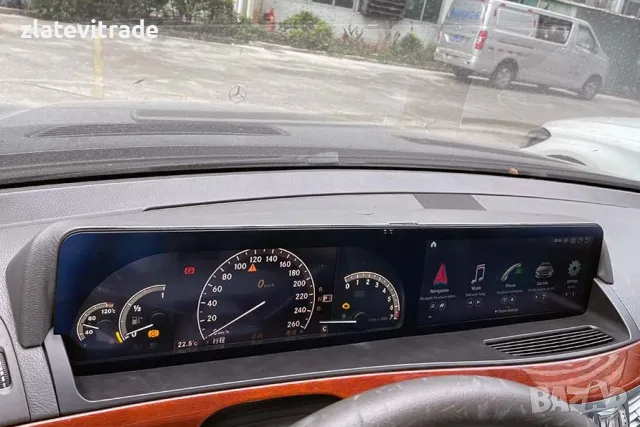 MERCEDES BENZ S-CLASS W221/CL-CLASS W216 12.3'' андроид навигация,9850, снимка 5 - Навигация за кола - 47782896