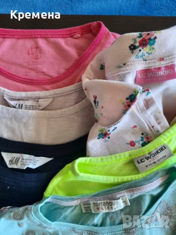 блузки за момиче, ръст 110/116, 6 бр-20лв общо, снимка 12 - Детски тениски и потници - 36810320