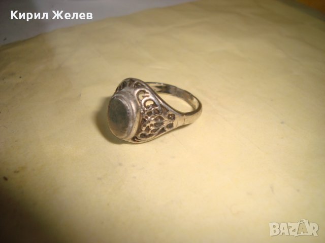 СТАРИНЕН МАЙСТОРСКА РЕТРО АРТ ИЗРАБОТКА ВИНТИДЖ ПРЪСТЕН ФИЛИГРАНЕН МОДЕЛ РЯДЪК 22236, снимка 14 - Антикварни и старинни предмети - 33046994